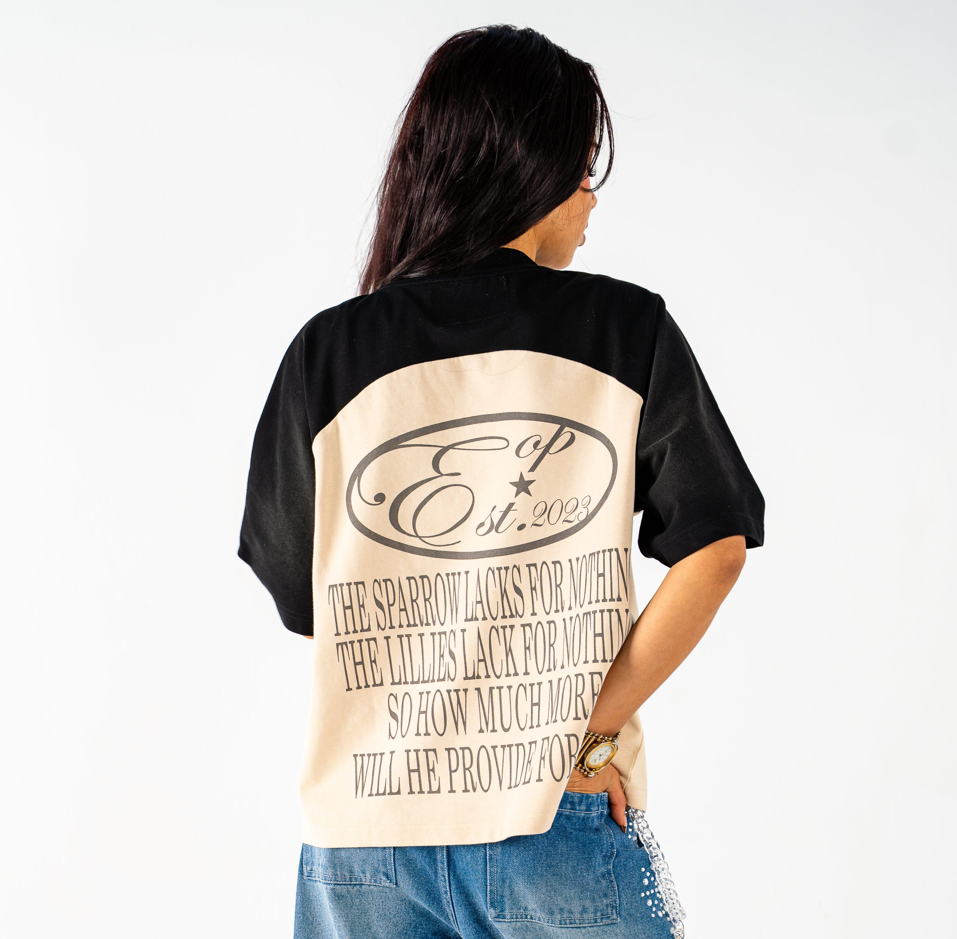 MATTHEW 6:33 RAGLAN (BLACK)